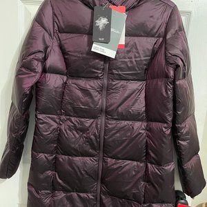 Eddie Bauer Maroon Luna Peak Down Parka (Medium)